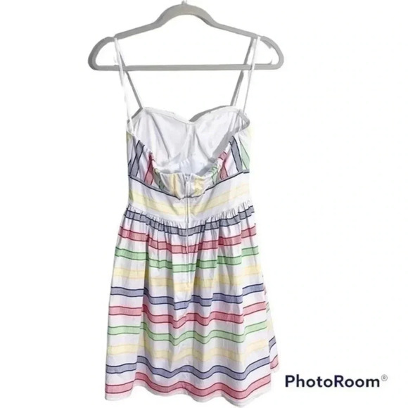 🍁 B.smart striped multicolor dress 6 - Picture 3 of 8